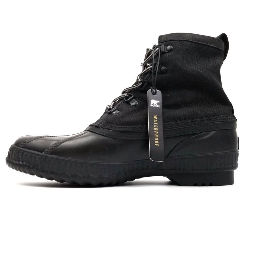 Sorel Cheyanne II Short Nylon Waterproof Duck Boot Black 11 Winter Rain Gorpcore